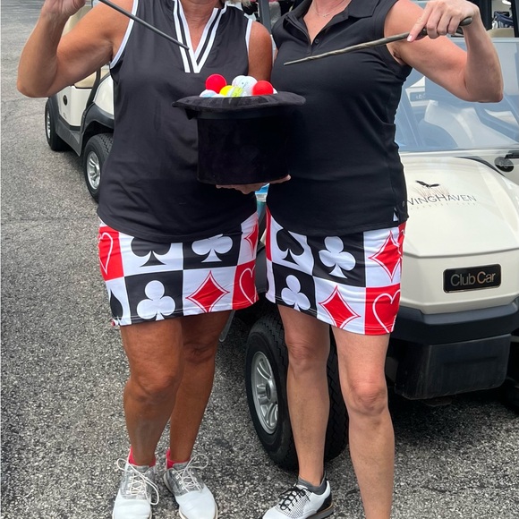 Poker theme skort - Picture 3 of 3